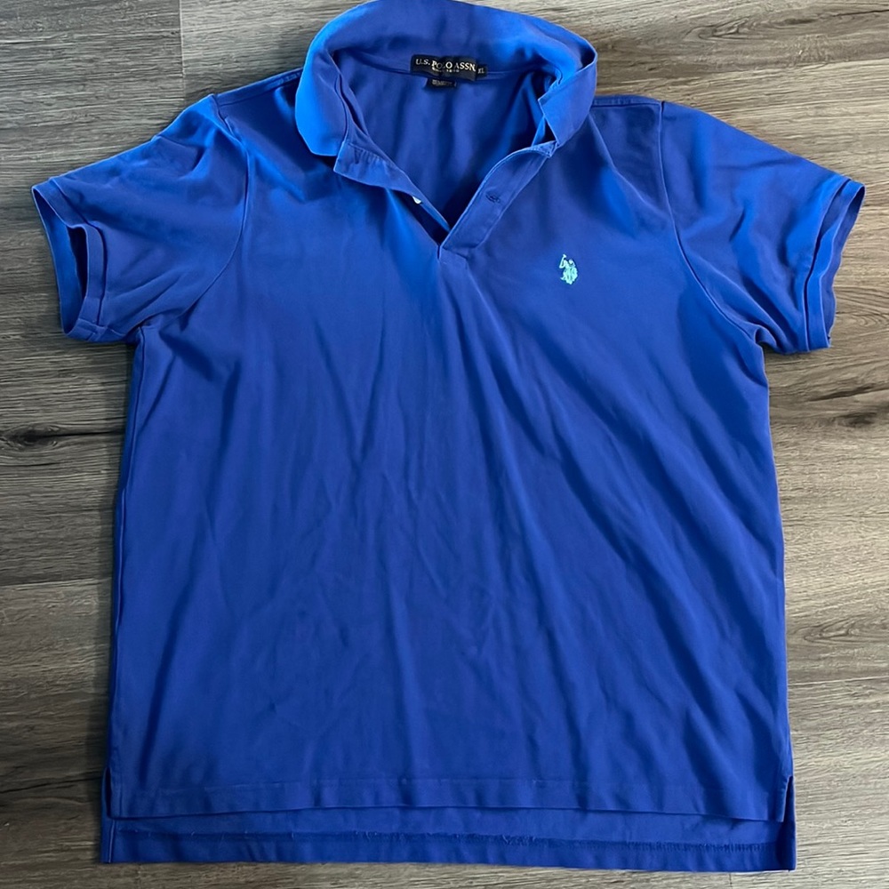 U.S. Polo Association Blue Polo